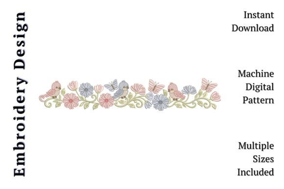Baby Bird Floral Border Review for Boutique Sweatshirts