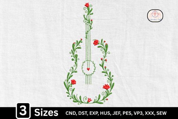 Country Floral Banjo: A Seasonal Embroidery Design Review