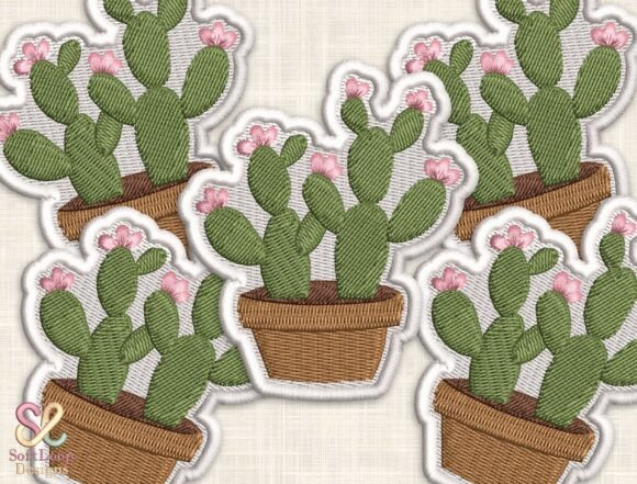 Cute Cactus Embroidery Patch Design Review