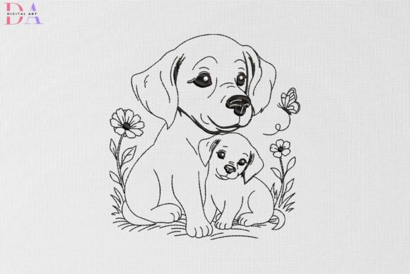 Cute Puppy Family Garden Butterfly Pals: A Seasonal Embroidery Design Review