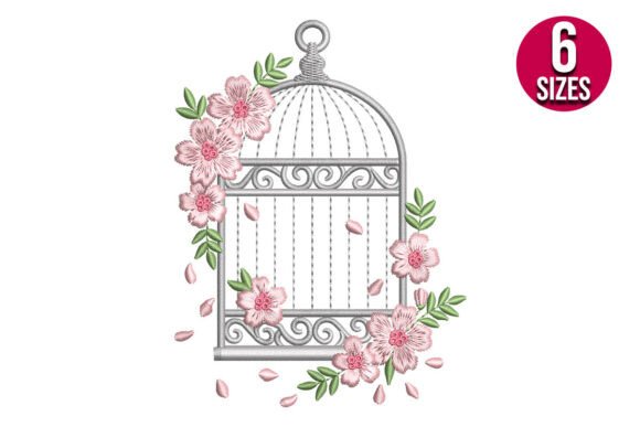 Floral Bird Cage Embroidery Design Review
