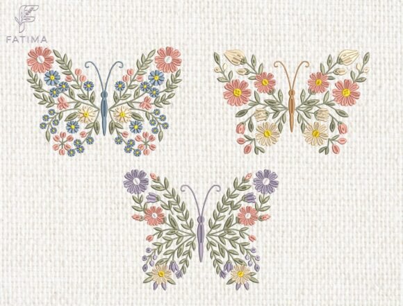 Floral Butterfly Embroidery Bundle Review for Business Use