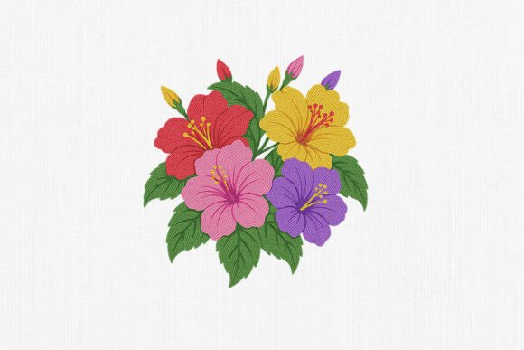 Hibiscus Floral Embroidery Design Art Review: A Tropical Touch for Personalized Gifts