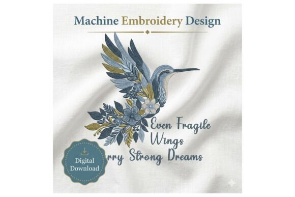 Hummingbird Floral Quote Review: A Thoughtful Embroidery Design