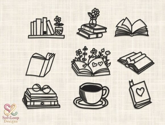 Minimalist Book Lover Embroidery Bundle Review