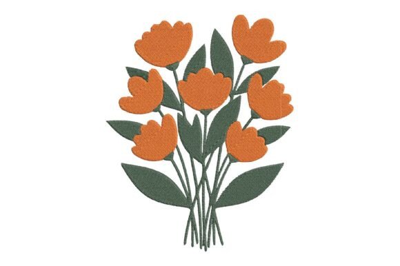 Minimalist Tulip Flower Embroidery Review