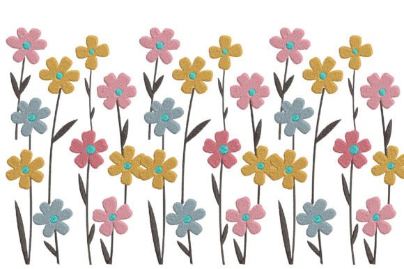 Pastel Wildflower Embroidery Design Review for Seasonal Use
