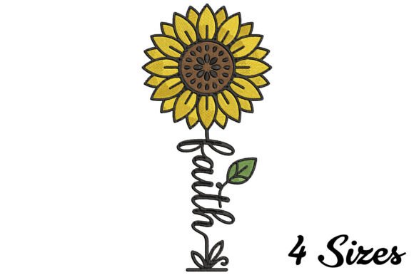 Sunflower Line Art Embroidery Design Review