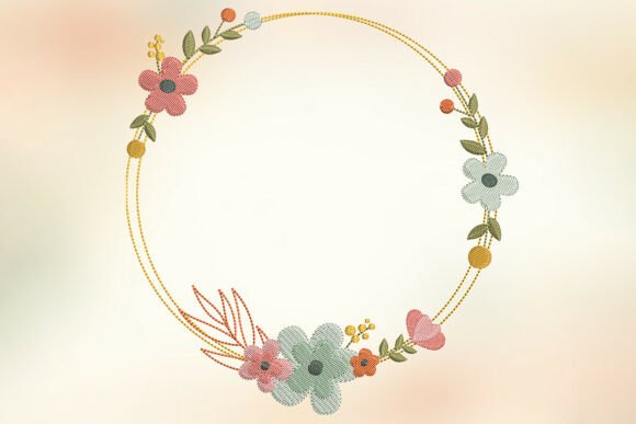 Whimsical Meadow Wildflower Wreath Review: A Touch of Nature for Embroidery Lovers