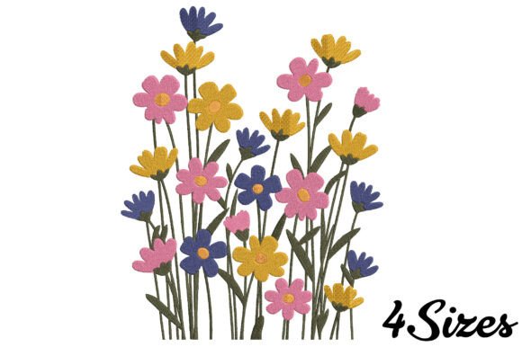 Wildflower Garden Embroidery Design Review for Personalized Gifts